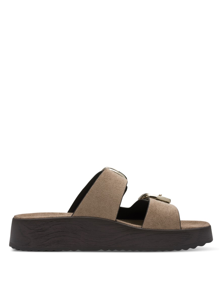 Mule Tamaris 27416 Taupe Plateforme Confort | Marina & Paloma