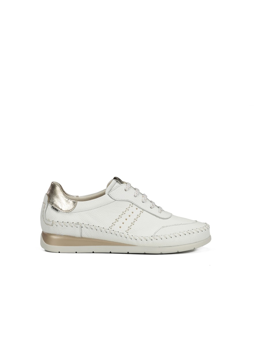 Basket Fluchos F2143 Cuir Blanc Souple Confort | Marina & Paloma