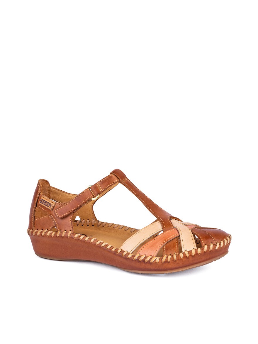 Sandale Pikolinos Vallarta 655-0732C5 Cuir Cognac Confort | Marina & Paloma