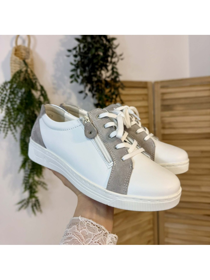 Basket Confort Suave Florence 14011 Blanche Zip | Marina & Paloma
