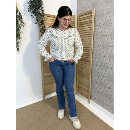 Jean Flare Taille Haute Nina Carter Denim Stretch | Marina & Paloma
