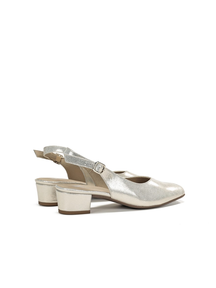 Escarpin Slingback Dorking Pamel D9098 Platine | Marina & Paloma