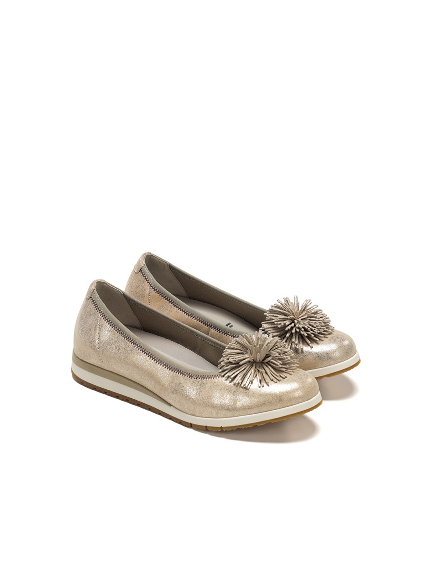 Ballerine Dorking Swim D9714 Champagne en promo | Marina & Paloma
