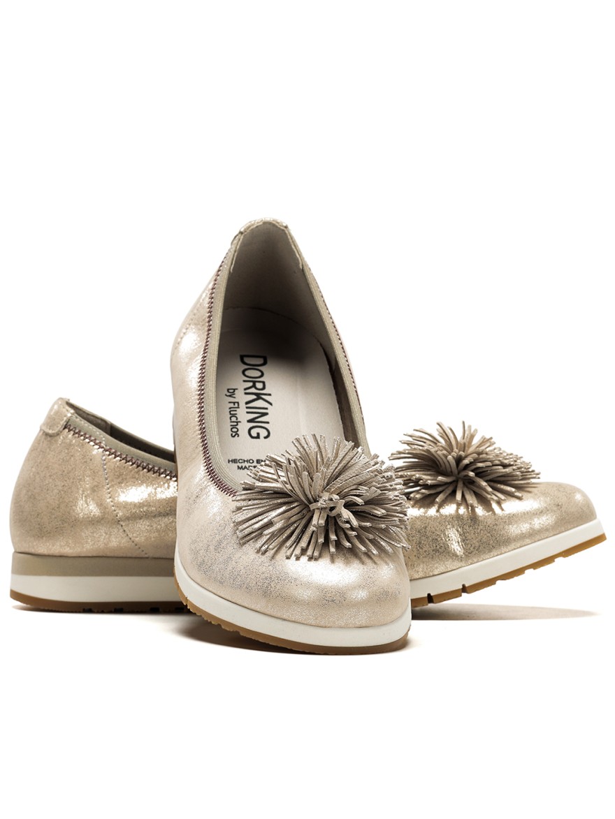 Ballerine Dorking Swim D9714 Champagne en promo | Marina & Paloma