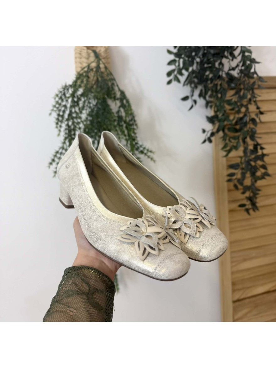 Escarpin Dorking Pamel D9095 Champagne en promo | Marina & Paloma
