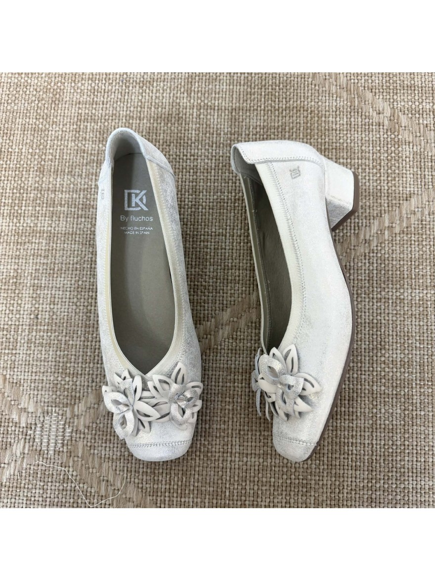 Escarpin Dorking Pamel D9095 cuir champagne élégant | Marina & Paloma