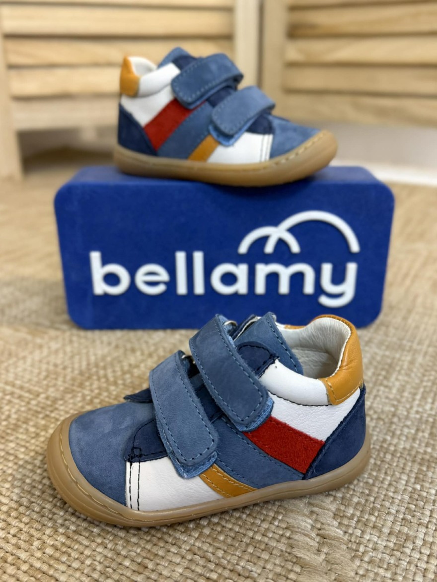 Bottillon Bellamy Benji garçon cuir multicolore scratch | Marina & Paloma