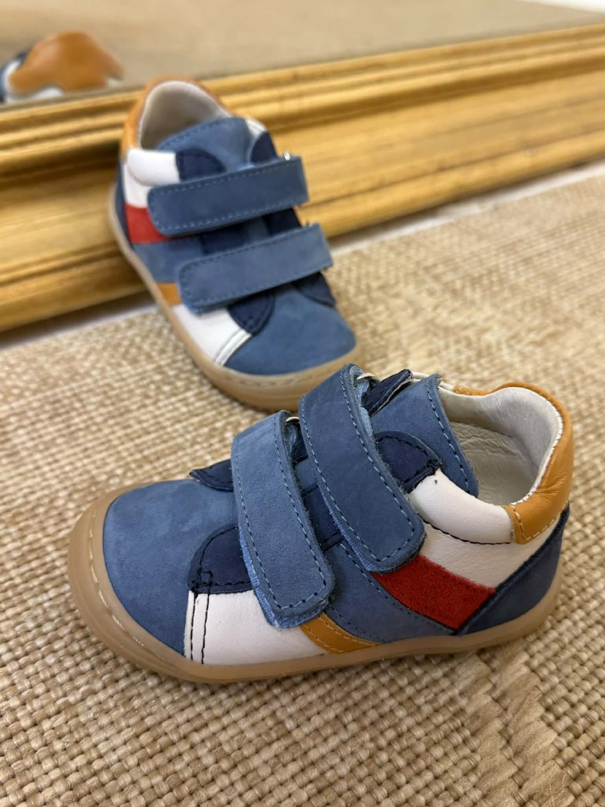 Bottillon Bellamy Benji garçon cuir multicolore scratch | Marina & Paloma