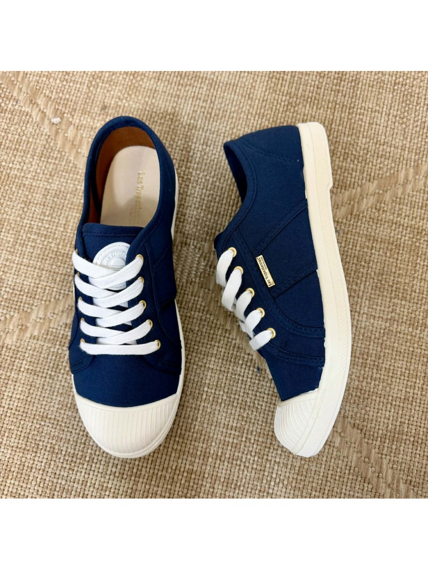 Basket toile bleu marine Cloruni Les Tropéziennes | Marina & Paloma