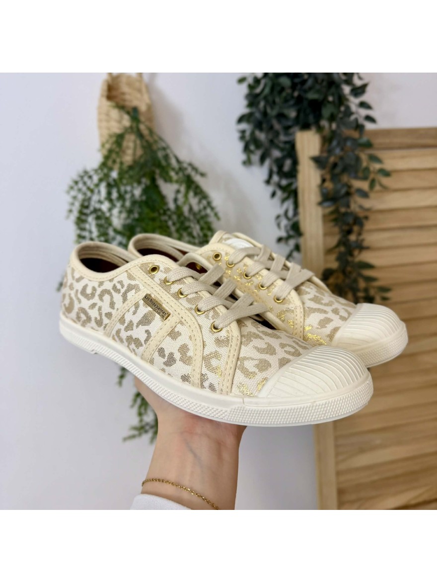 Basket toile léopard Clorinda Les Tropéziennes tendance | Marina & Paloma