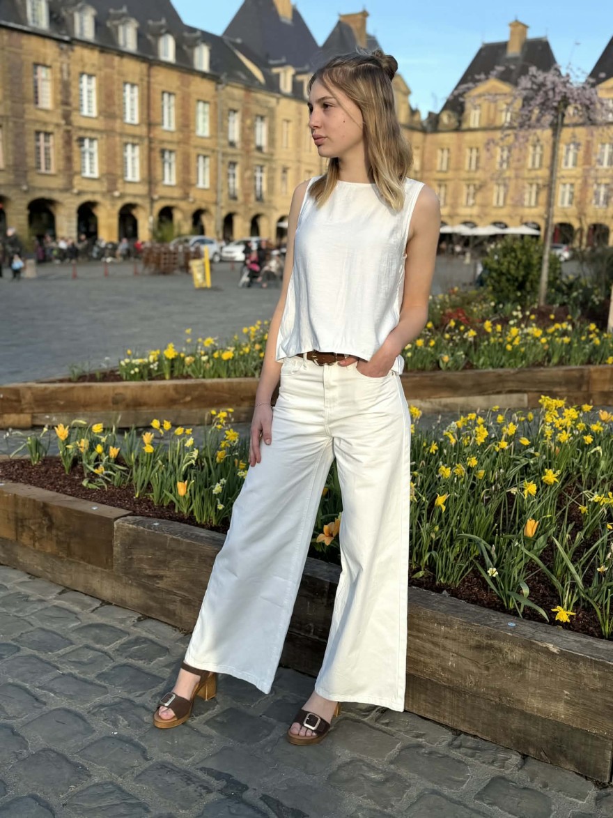 Jean Palazzo Écru Taille Haute Oraije Paris | Marina & Paloma