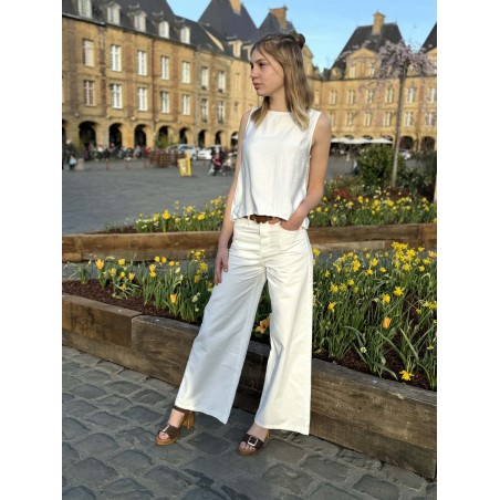 Jean Palazzo Écru Taille Haute Oraije Paris | Marina & Paloma