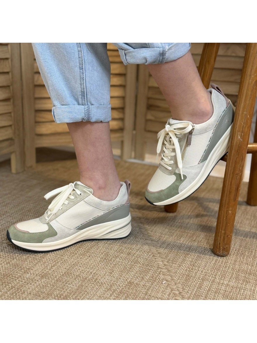 Basket Femme Écru Beige Pastel Confort | Marina & Paloma
