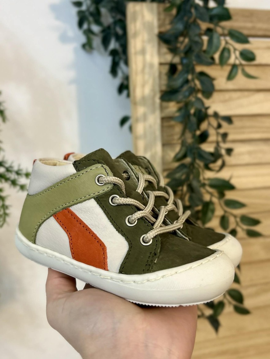 Chaussure bébé Bellamy Pong cuir montante premiers pas | Marina & Paloma