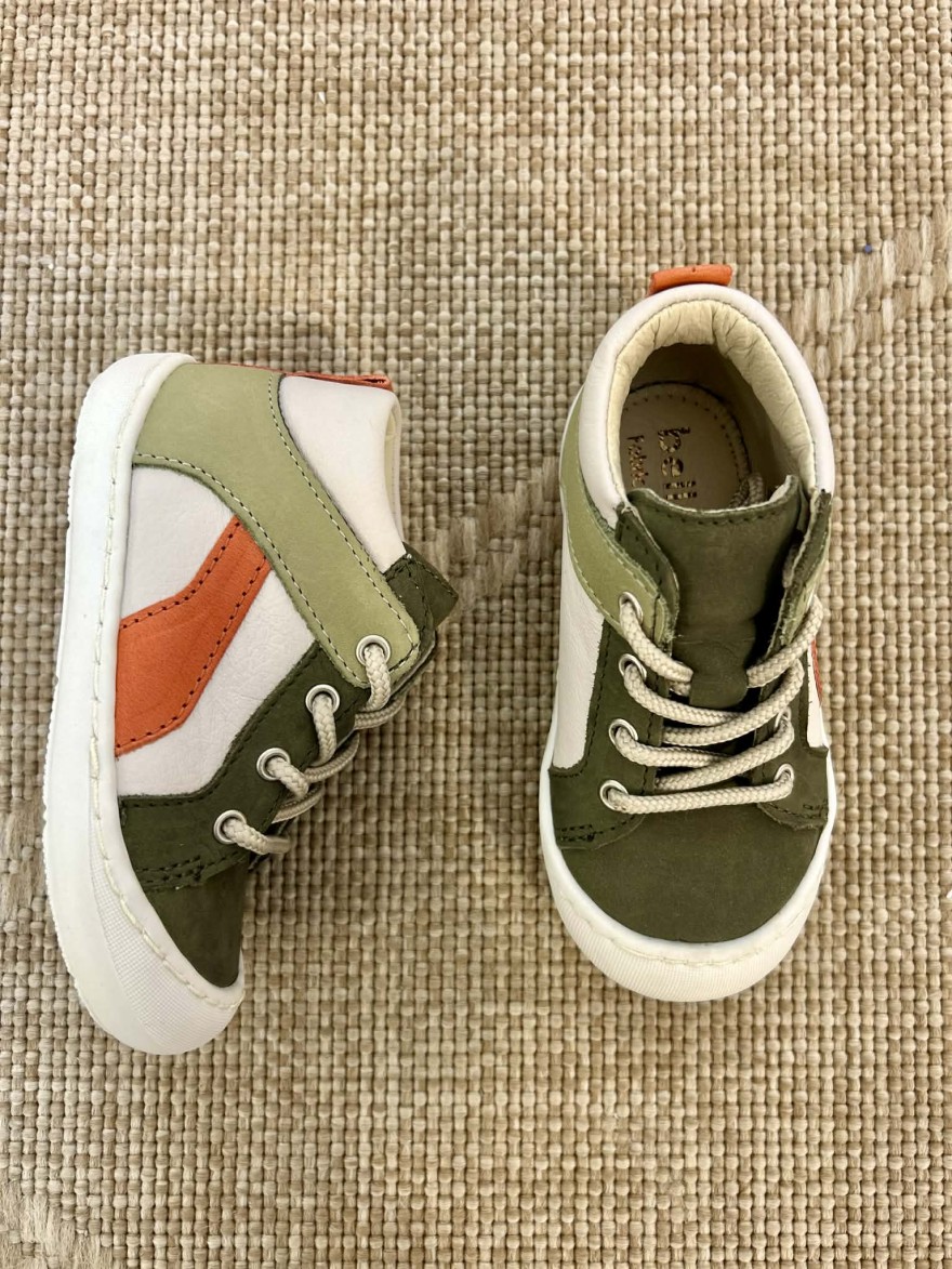 Chaussure bébé Bellamy Pong cuir montante premiers pas | Marina & Paloma