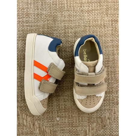 Basket garçon Bellamy Sunday cuir scratch colorée | Marina & Paloma