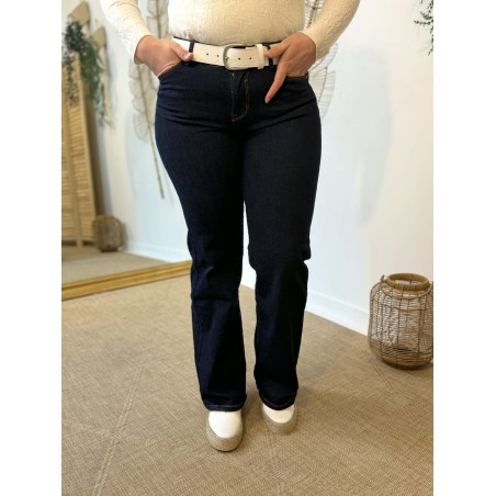 Jean flare brut taille haute Nina Carter confortable & tendance | M&P