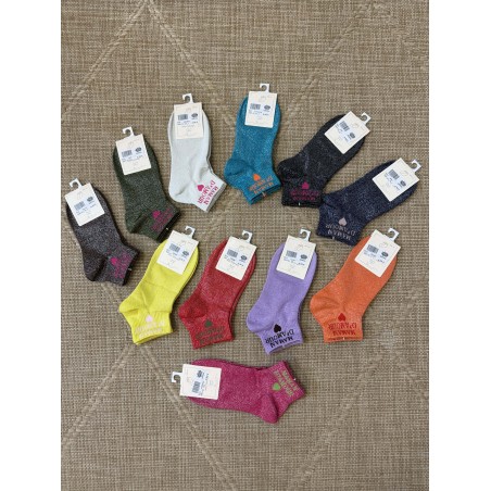 Chaussettes femme “Maman d’amour” pailletées cœur 36-42 cadeau