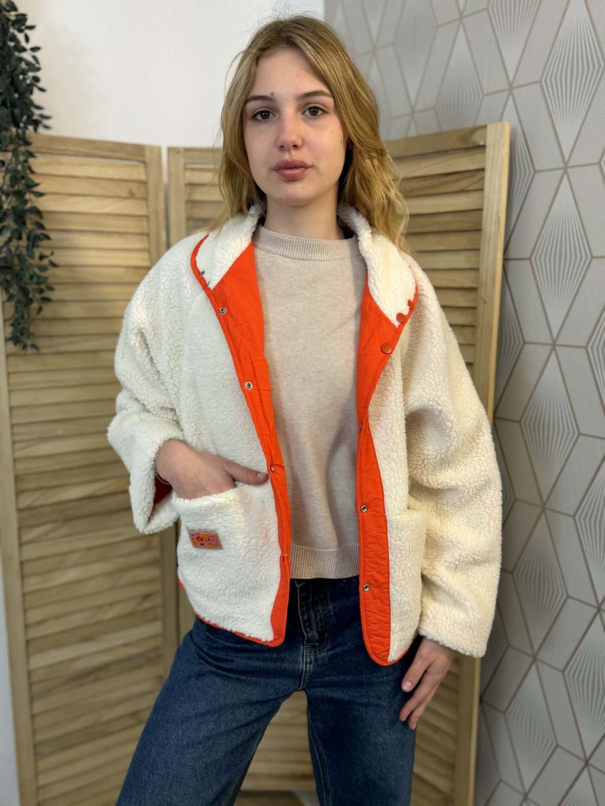 Veste Réversible Moumoute Season Ample Confort Mi-saison | Marina & Paloma