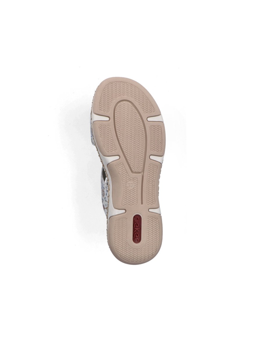 Mule Confort Rieker 66292-90 Fleurie Antistress | Marina & Paloma