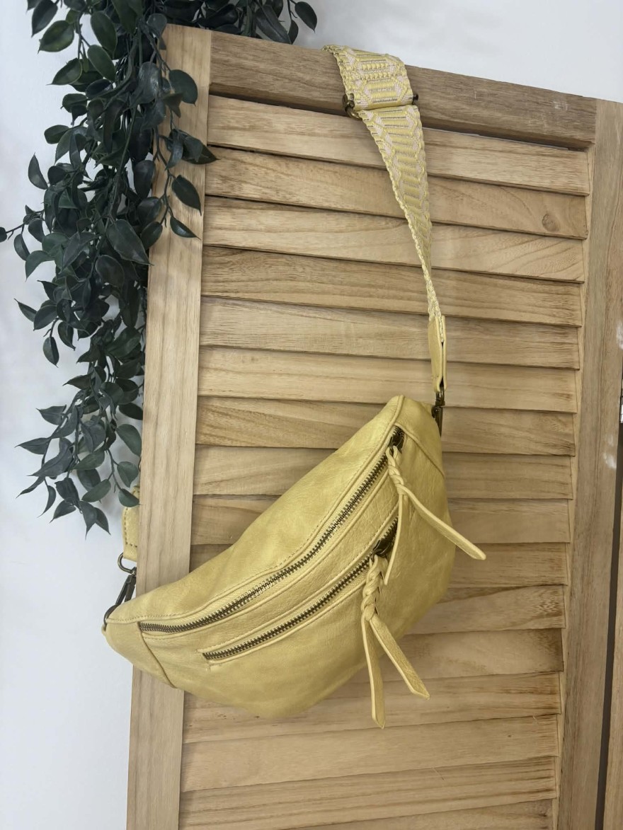 Sac Banane Jaune Tendance Multi-Poches Pratique | Marina & Paloma