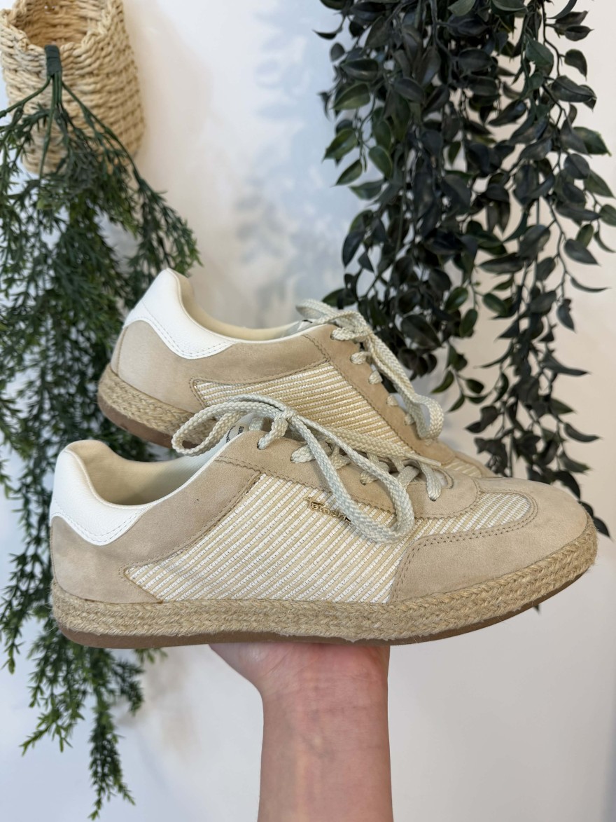 Basket Tamaris 23640 Beige Espadrille en promo | Marina & Paloma