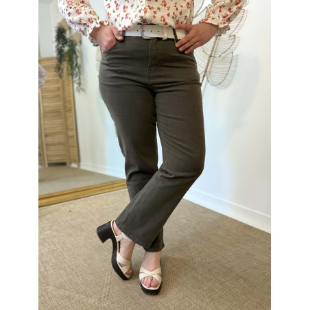 Jean Straight Brut Solange Oraije Taille Haute Confort | Marina & Paloma
