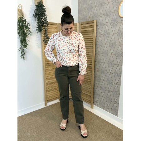 Jean Straight Brut Solange Oraije Taille Haute Confort | Marina & Paloma