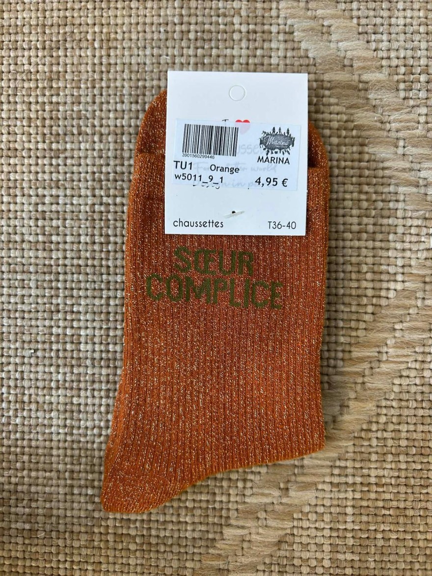Chaussettes Pailletées Sœur Complice Colorées | Marina & Paloma