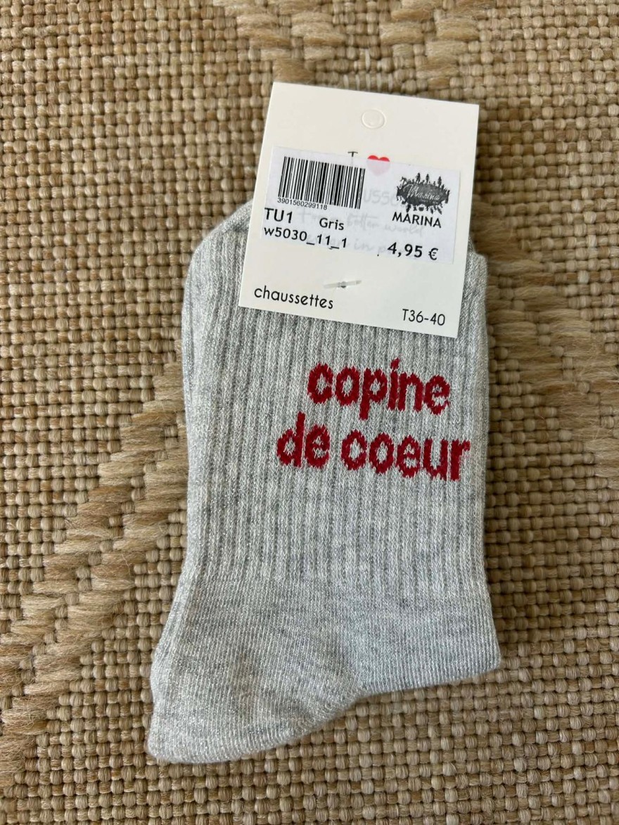 Chaussettes Pailletées Copine de Cœur Douces & Fun | Marina & Paloma