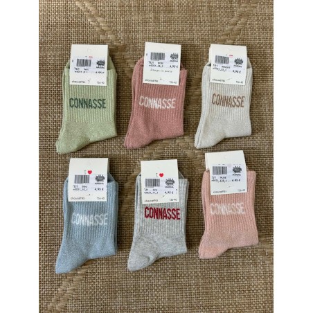 Chaussettes Pailletées Connasse Message Fun & Audacieux | Marina & Paloma