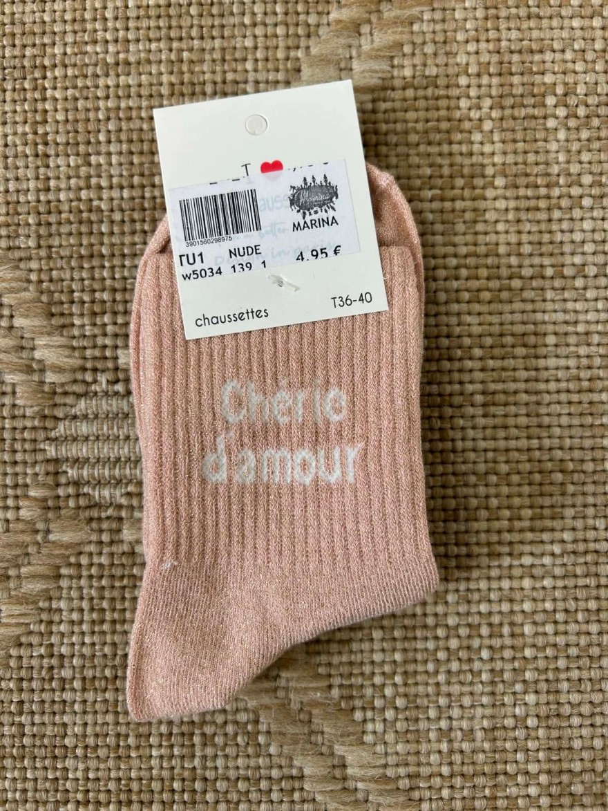 Chaussettes Pailletées Chérie d’Amour Douces & Féminines | Marina & Paloma