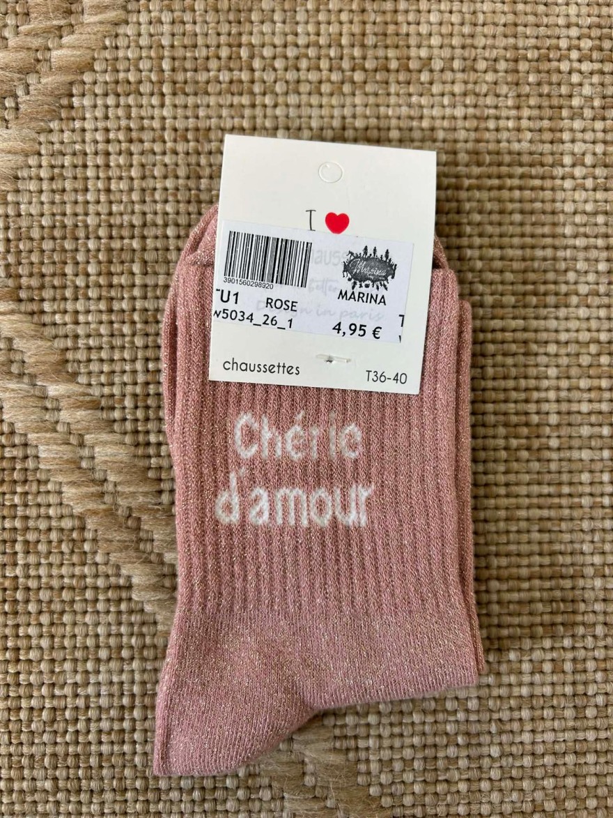 Chaussettes Pailletées Chérie d’Amour Douces & Féminines | Marina & Paloma