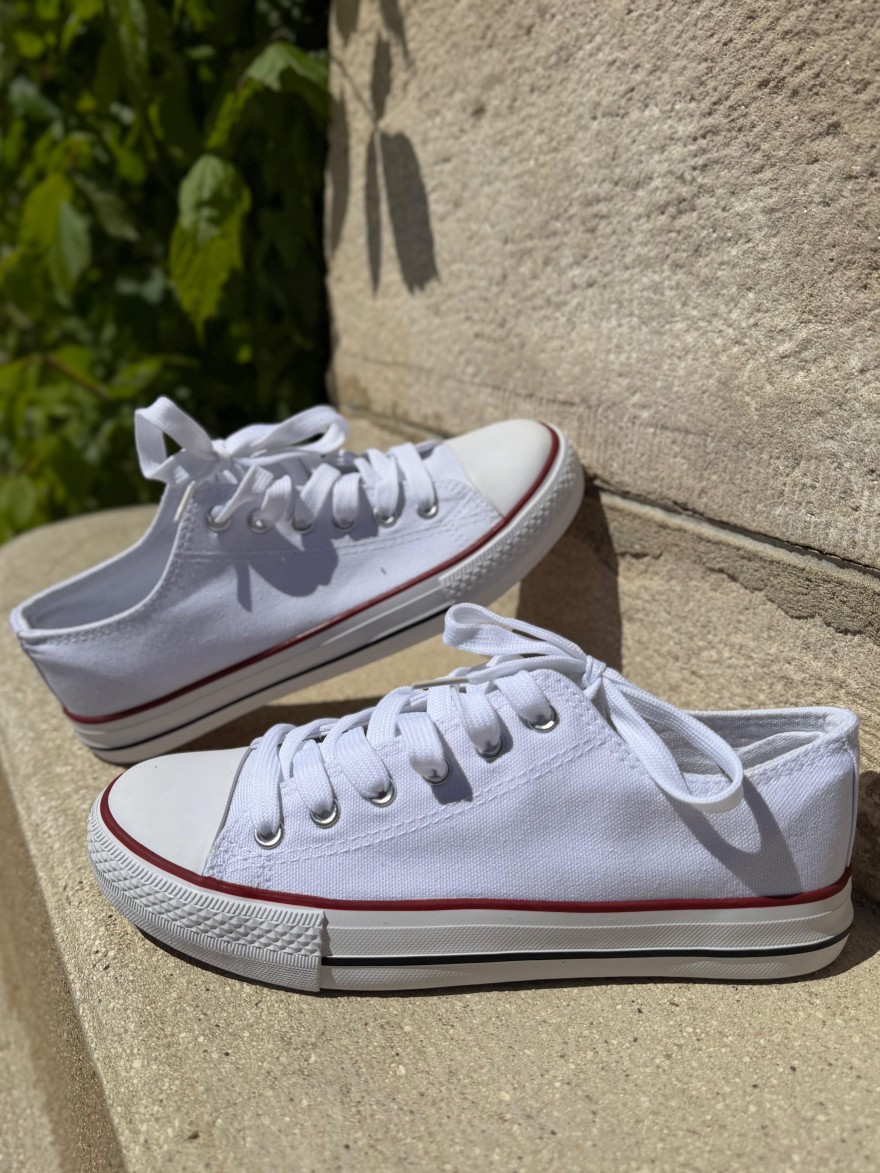 Basket toile femme multicolore légère et confortable été | Marina & Paloma