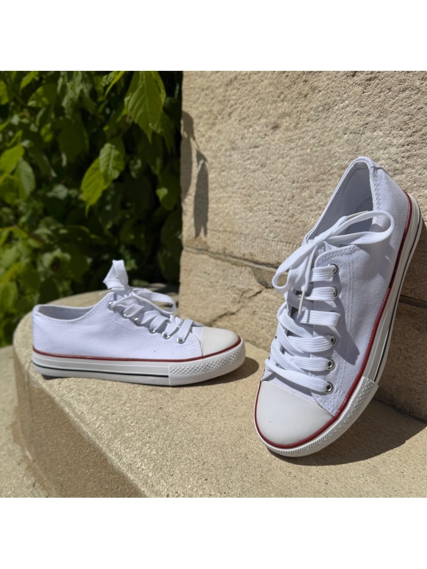 Basket toile femme multicolore légère et confortable été | Marina & Paloma