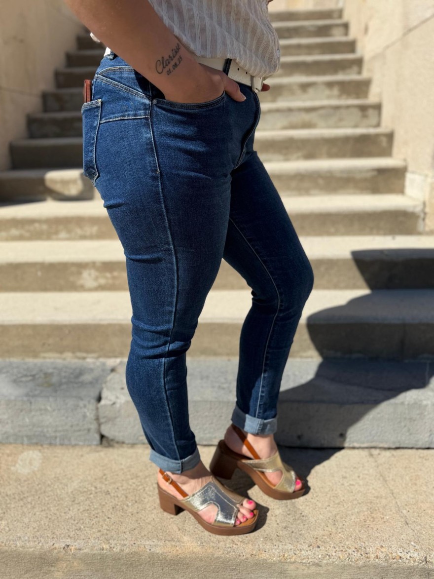 Jean Norfy Slim Push Up Confort Quotidien Coupe Ajustée | Marina & Paloma