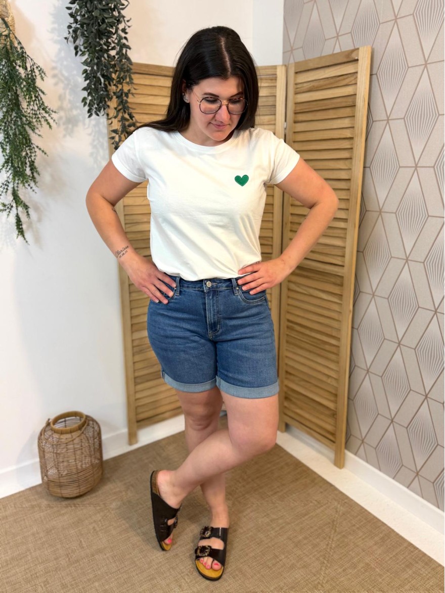 Short Jean Taille Haute Confort Nina Carter Femme | Marina & Paloma