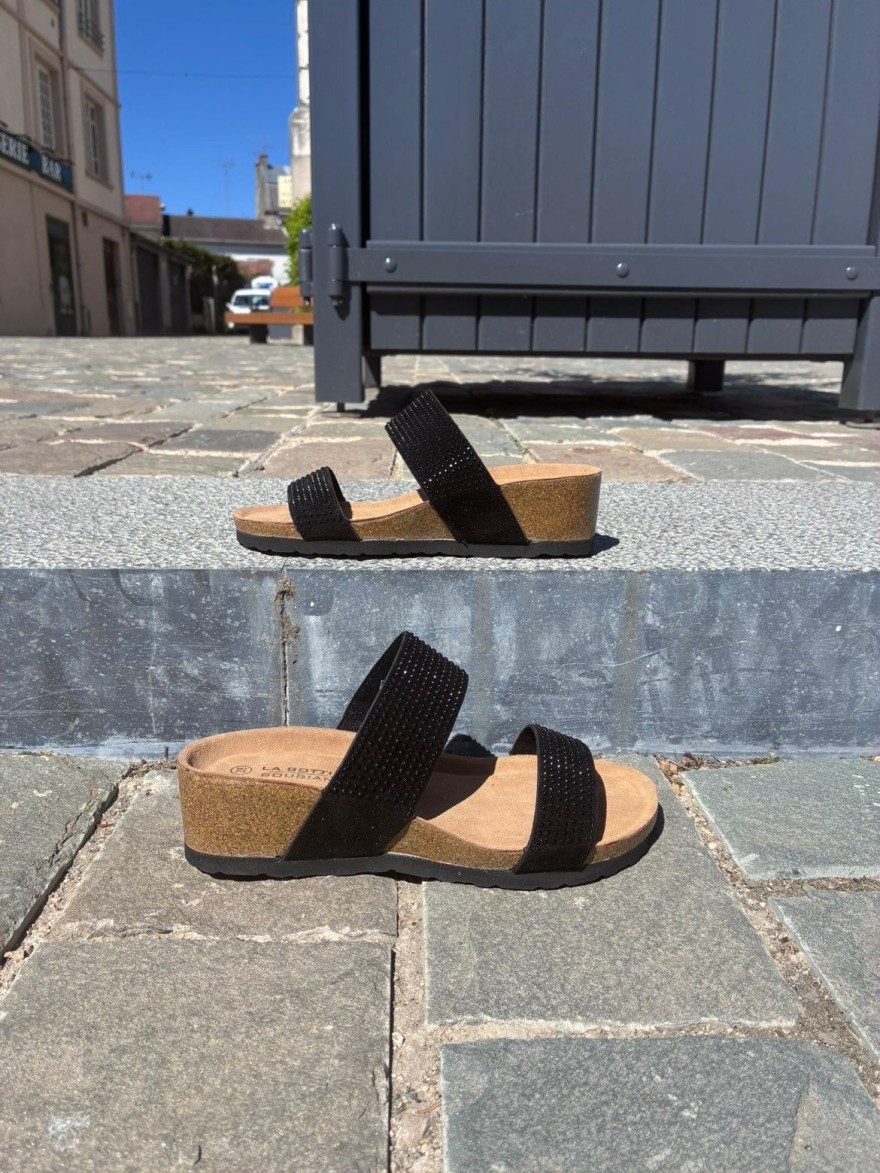 Mule Confort Compensé Noire