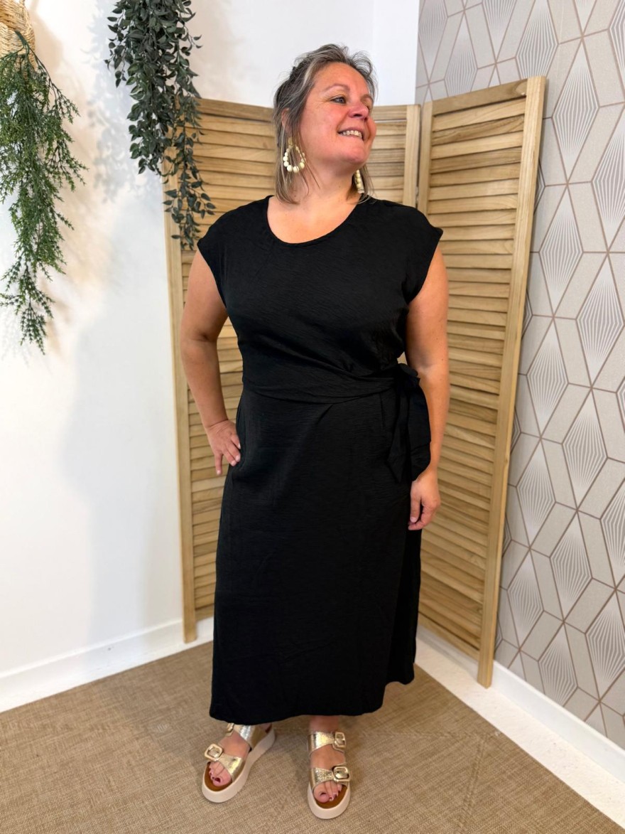 Robe Longue Grande Taille à Nouer Maëlle | Marina & Paloma