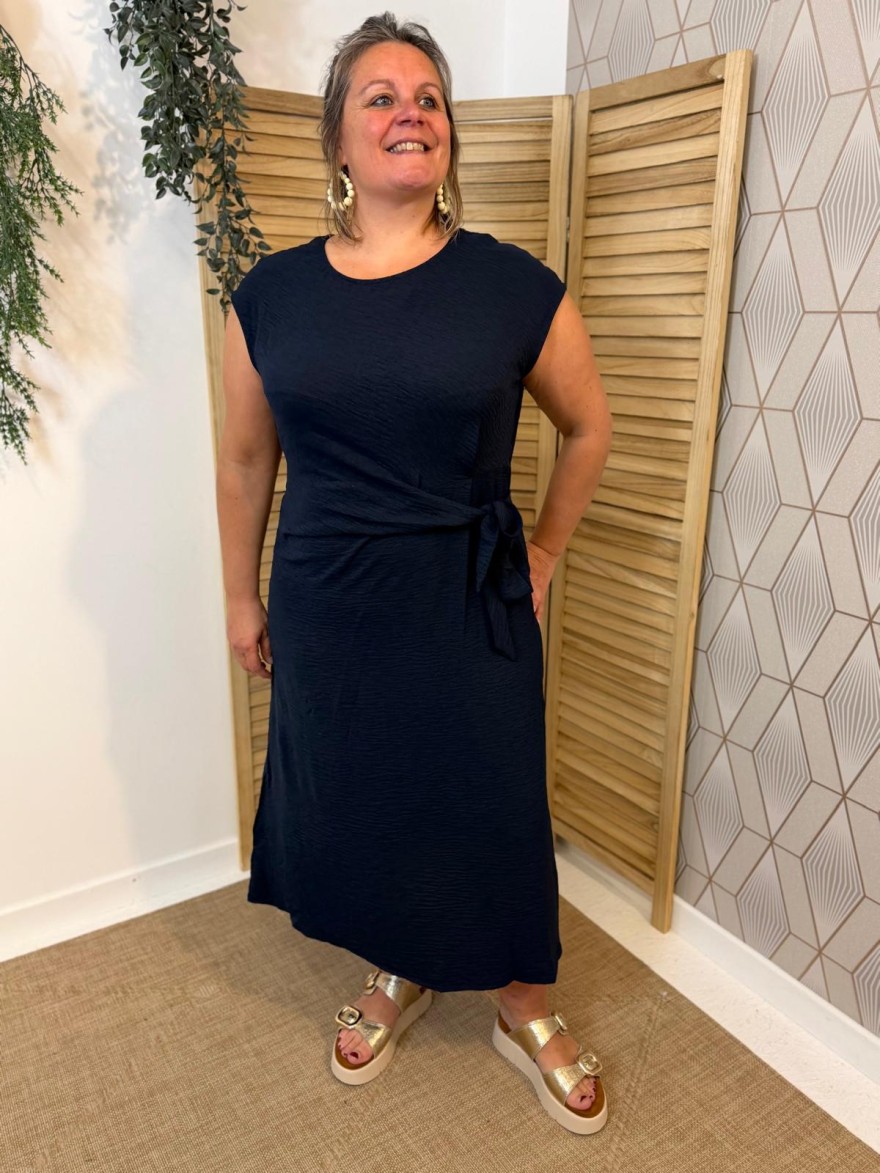 Robe Longue Bleu Marine Grande Taille | Marina & Paloma