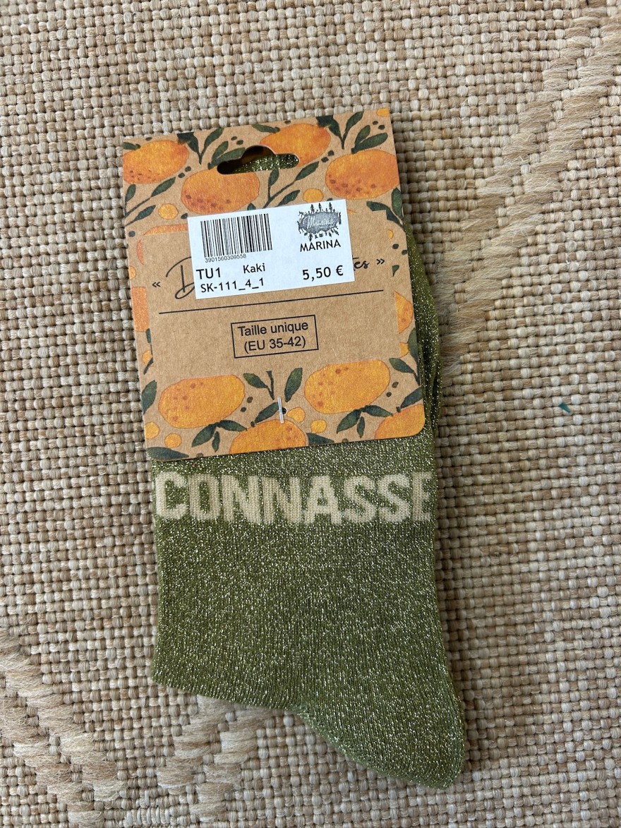 Chaussettes Connasse Pailletées Femme | Marina & Paloma