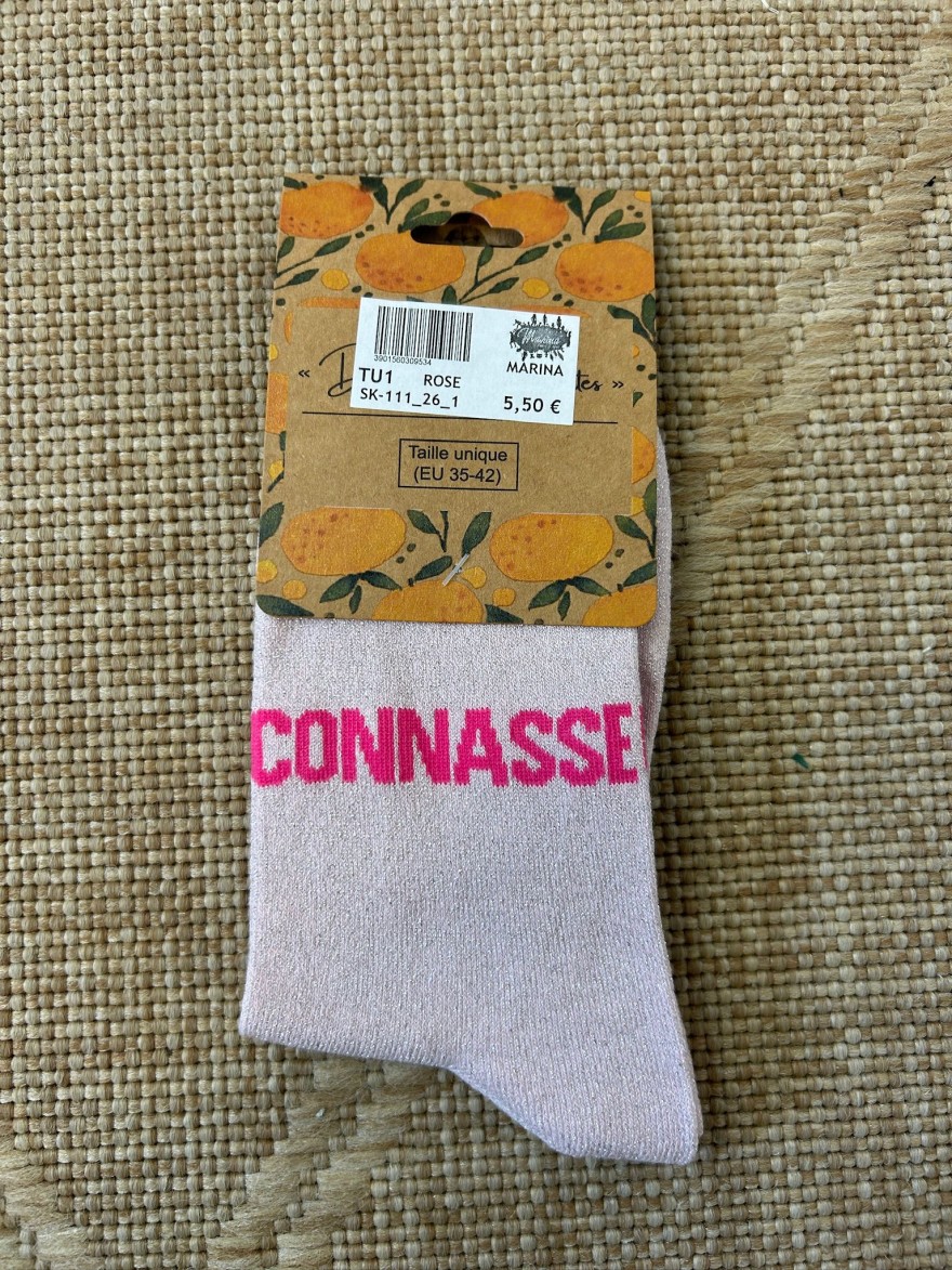 Chaussettes Connasse Pailletées Femme | Marina & Paloma