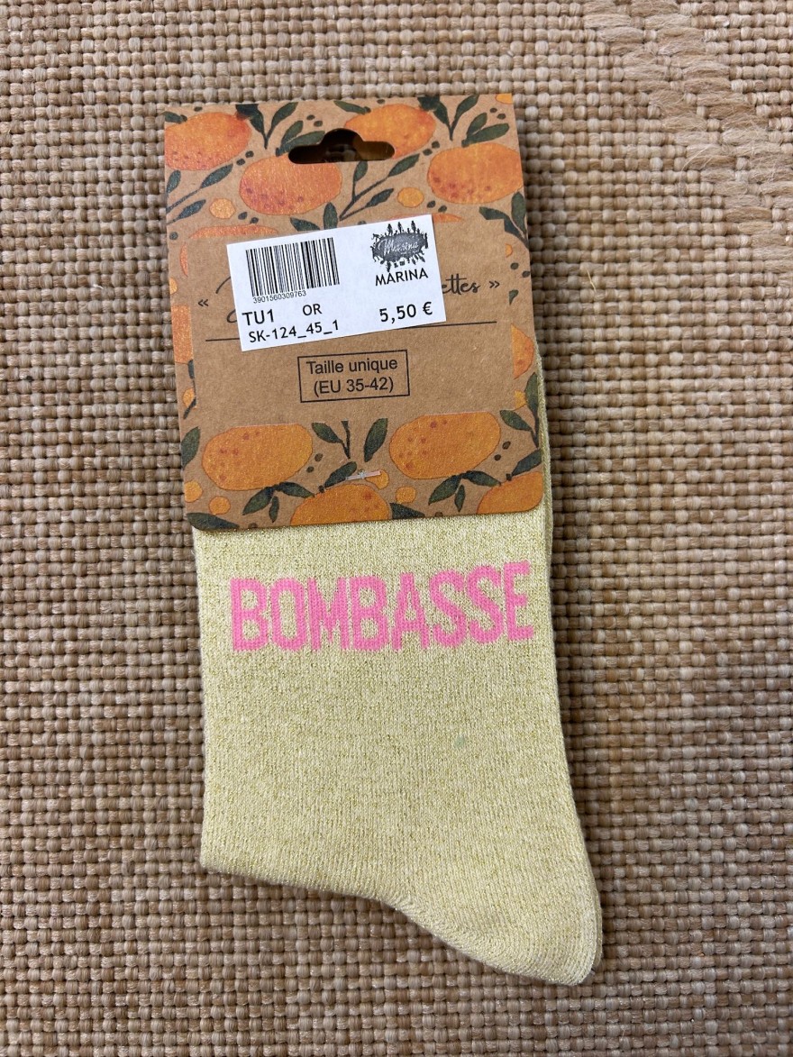 Chaussettes Bombasse Pailletées Femme | Marina & Paloma