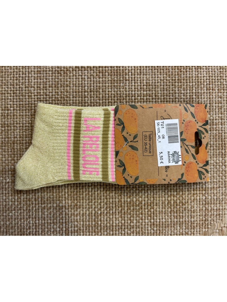 Chaussettes La Reloue Pailletées Femme | Marina & Paloma