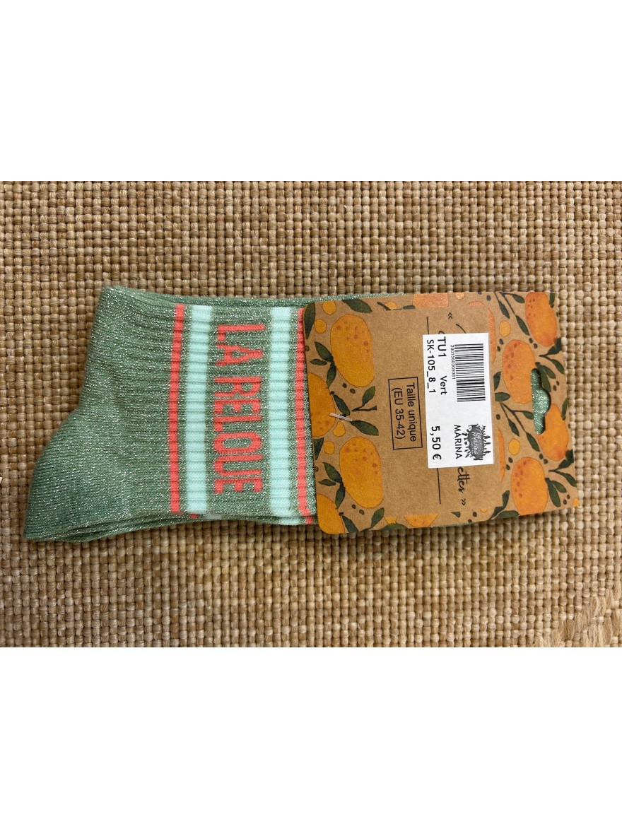 Chaussettes La Reloue Pailletées Femme | Marina & Paloma
