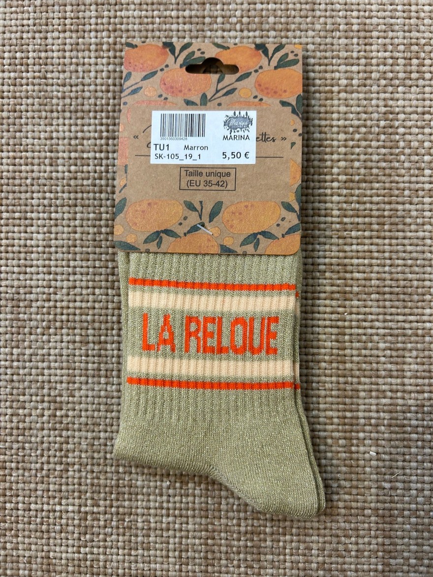 Chaussettes La Reloue Pailletées Femme | Marina & Paloma