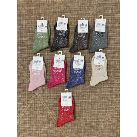 Chaussettes Petite Conne Strass Femme | Marina & Paloma
