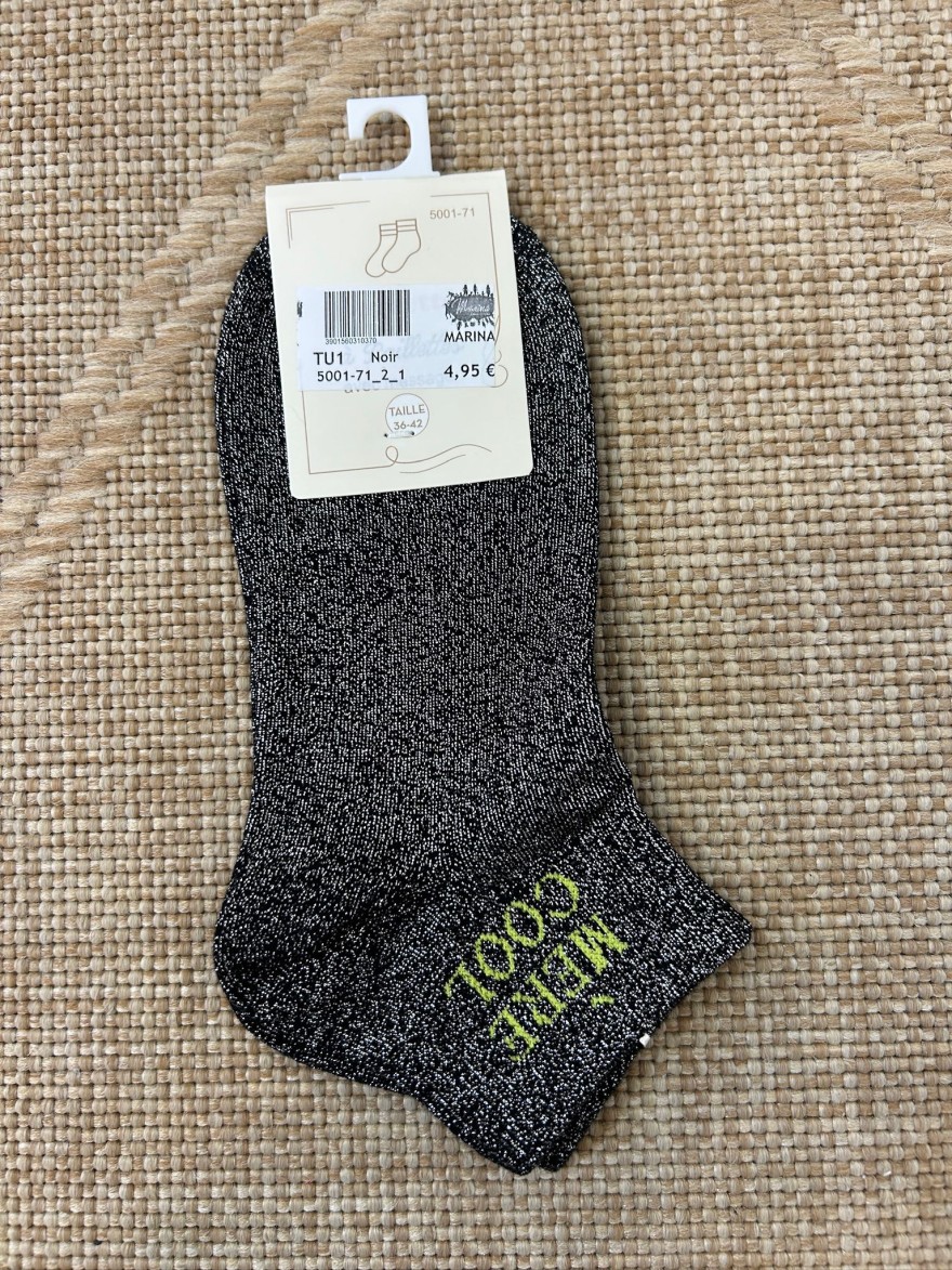 Chaussettes Mère Cool Pailletées Femme | Marina & Paloma
