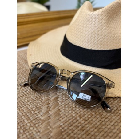 Lunettes de Soleil Rondes Transparentes Femme Tendance | Marina & Paloma
