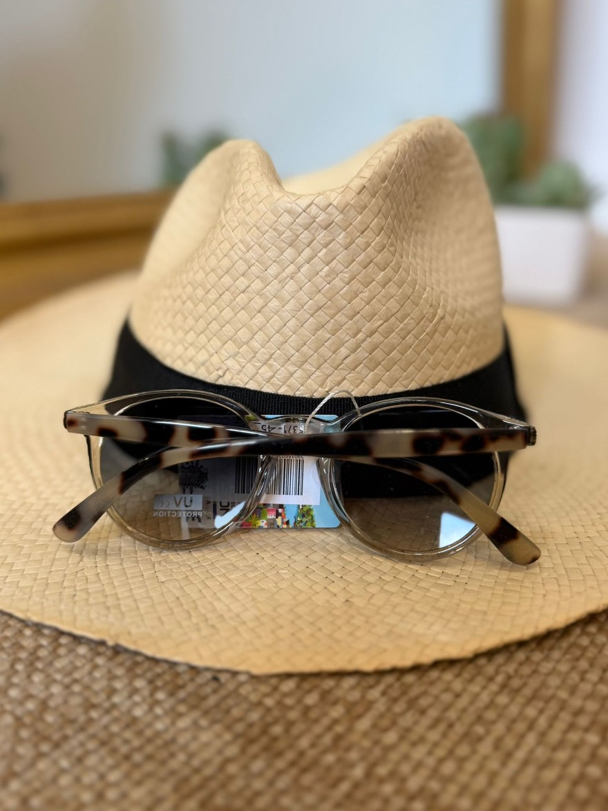 Lunettes de Soleil Rondes Transparentes Femme Tendance | Marina & Paloma